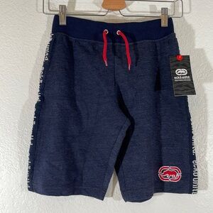 NEW ECKO UNLTD. BOYS TODDLER NAVY SHORTS SIZE MEDIUM (10-12)